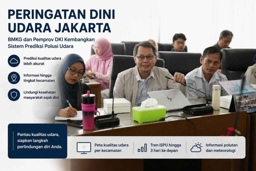 Peringatan dini udara Jakarta berbasis teknologi SILAM Urban