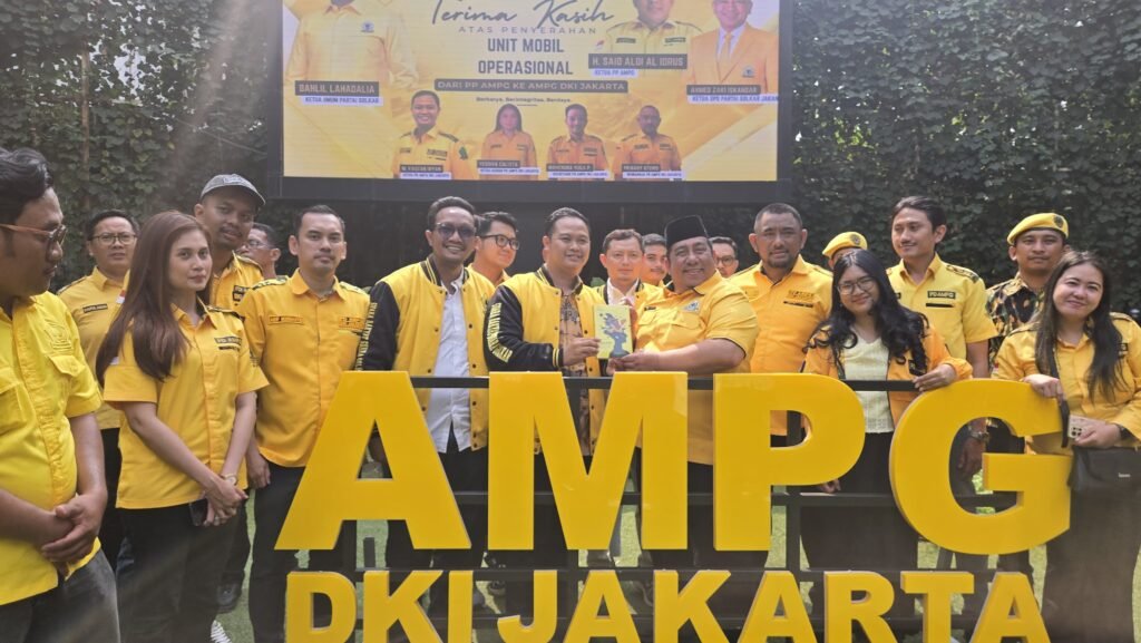 AMPG DKI Jakarta menerima mobil operasional dari PP AMPG untuk mendukung kegiatan sosial dan rekrutmen kader muda.