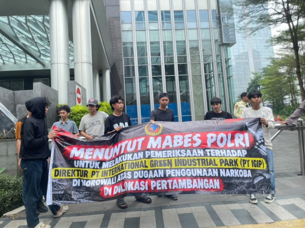 Komando Gelar Aksi di Kantor Pusat PT IGIP, Soroti Dugaan Narkoba di Lingkungan Perusahaan